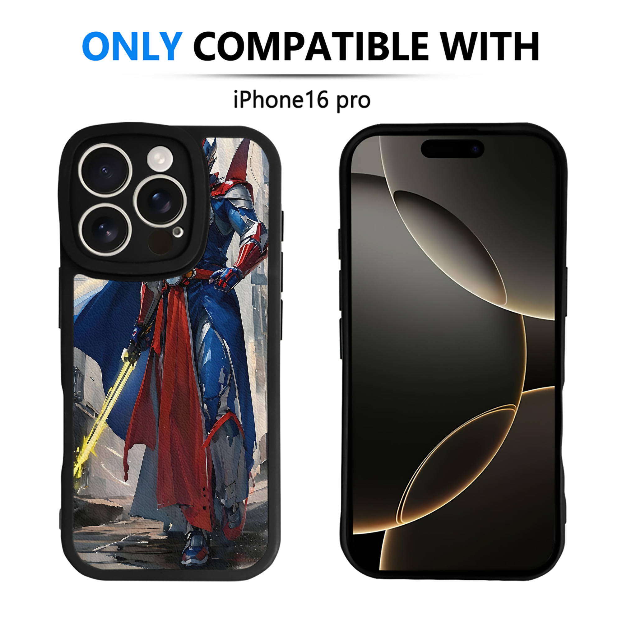 （画像用） ウルトラマン Ultraman 【iPhone 16シリーズ対応】シリコンスマホケース（レザー調） 材質：シリコン